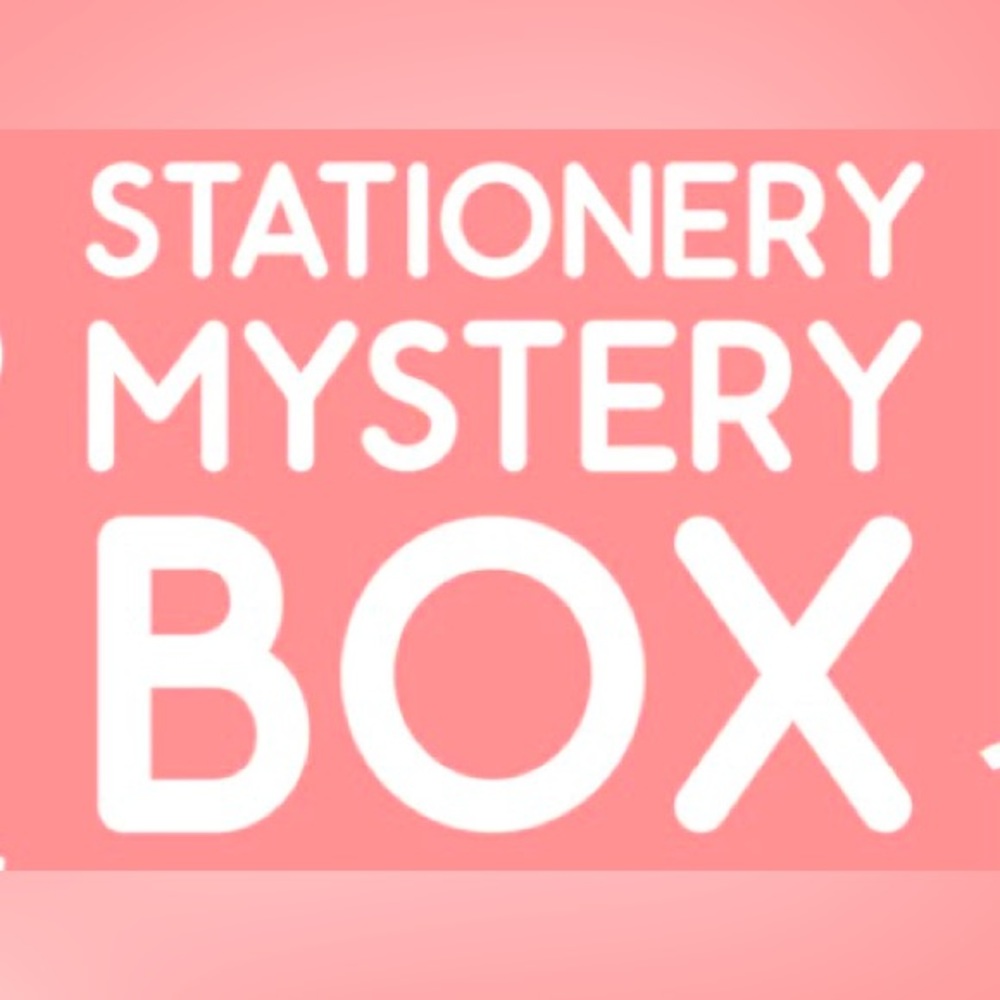 Stationery mystery box. All items Brand new. Sample pictures.